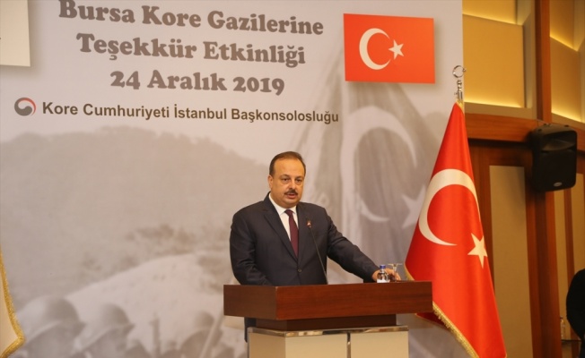 Bursa'da Kore gazilerine teşekkür programı