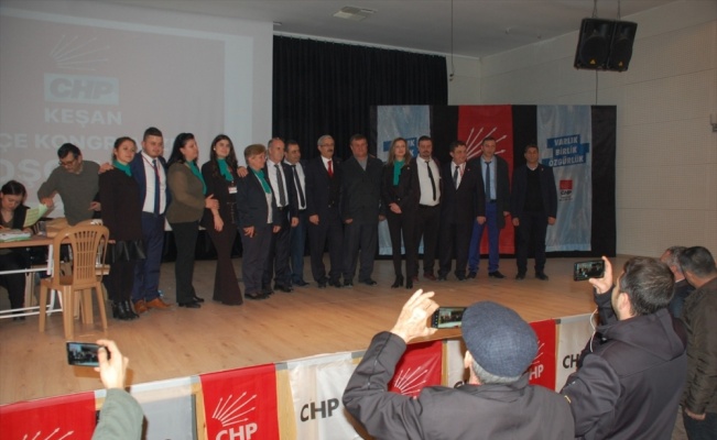 CHP Keşan İlçe Başkanlığına Recep Pekcan seçildi
