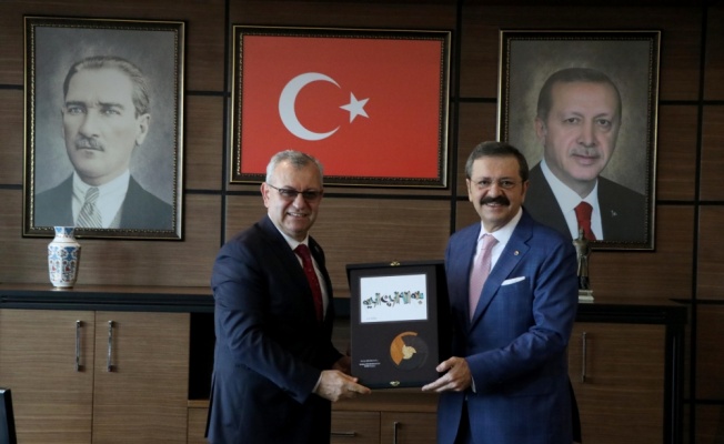 Hisarcıklıoğlu, Keşan Belediye Başkanı Helvacıoğlu'nu ziyaret etti