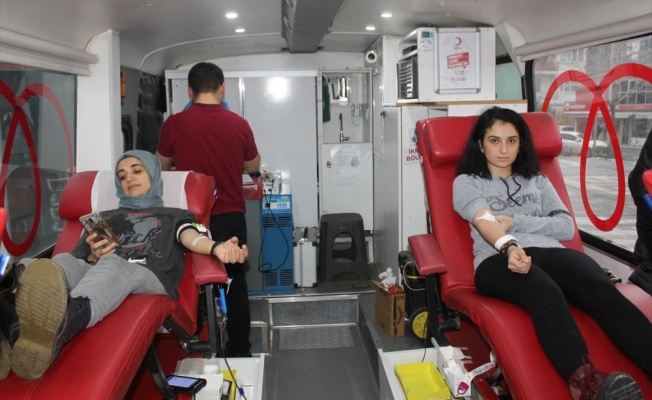 Manyas'ta kan bağışı kampanyası