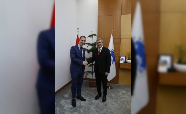 Alman Belediye Başkanı Zimmermann'dan Başkan Yüce'ye ziyaret