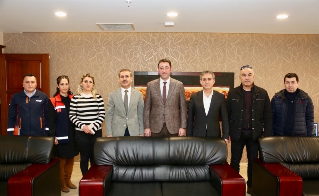 Balıkesir AFAD İl Müdürü Şahin, Bandırma Belediye Başkanı Tosun'u ziyaret etti