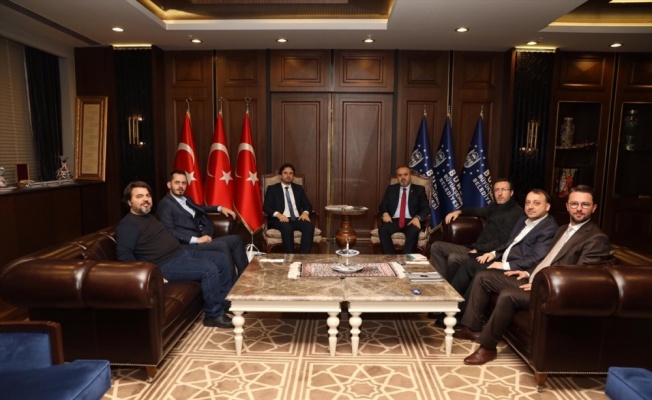 Balkanlarla Daimi İşbirliği ve Temas Derneği'nden Büyükşehir Belediye Başkanı Aktaş'a ziyaret