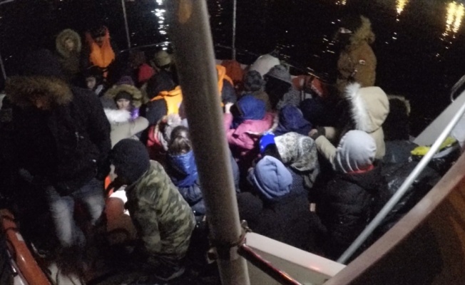 Çanakkale'de 37 düzensiz göçmen yakalandı