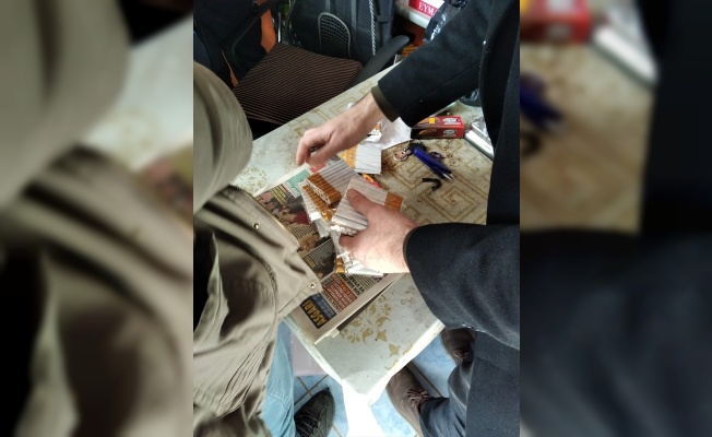 Kırklareli'de tütün kaçakçılığı operasyonu