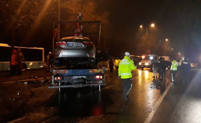 Sarıyer'de trafik kazası: 4 yaralı  