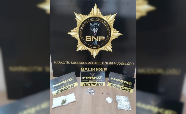 Balıkesir'de uyuşturucu operasyonlarında 9 şüpheli yakalandı