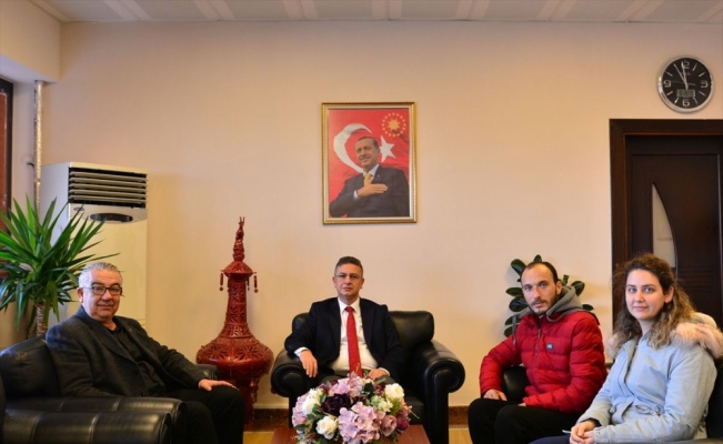 BAÜN Rektörü Prof. Dr. İlter Kuş, İdlib gazisiyle bir araya geldi