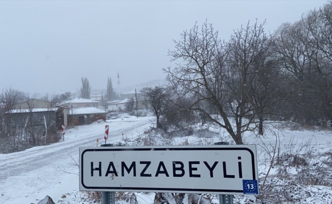 Edirne'de Balkan sınırında kar yağışı başladı