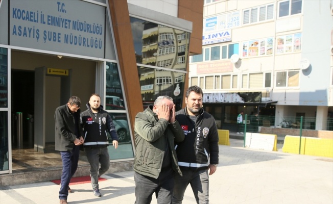 Kocaeli'de triko ipliği yüklü tır hırsızlığının 4 şüphelisi yakalandı