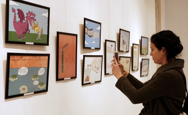 Küçük çizerlerin ödüllü eserleri Bursa'da sergileniyor
