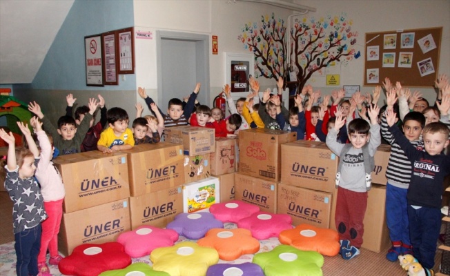 Pazaryeri'nde anaokulunda toplanan yardım malzemeleri Kars'taki 5 okula gönderildi