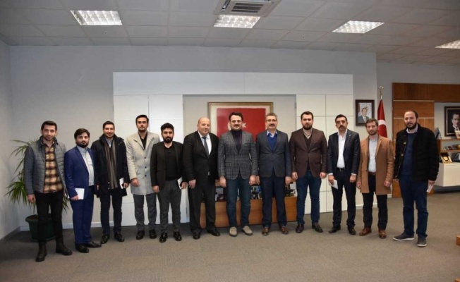 TÜGVA Genel Başkanı Eminoğlu'ndan, Rektör Şahin'e ziyaret