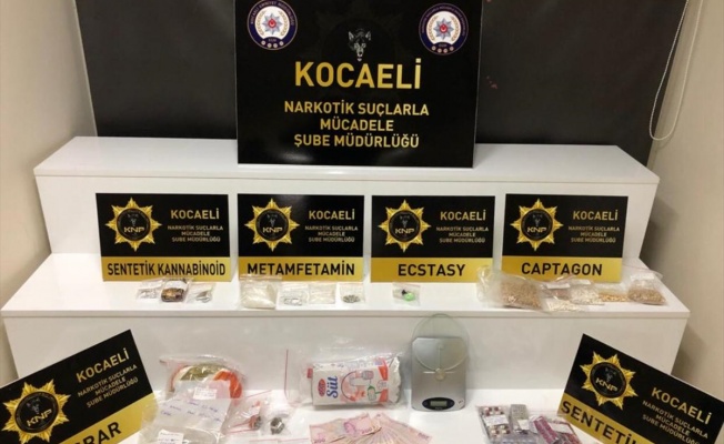 Kocaeli'de düzenlenen uyuşturucu operasyonunda 9 şüpheli yakalandı