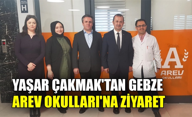 Yaşar Çakmak'tan, Gebze Arev Okulları'na ziyaret