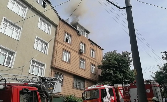 Gebze'de ev yangını
