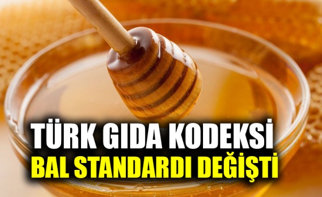 Türk Gıda Kodeksi bal standardı değişti