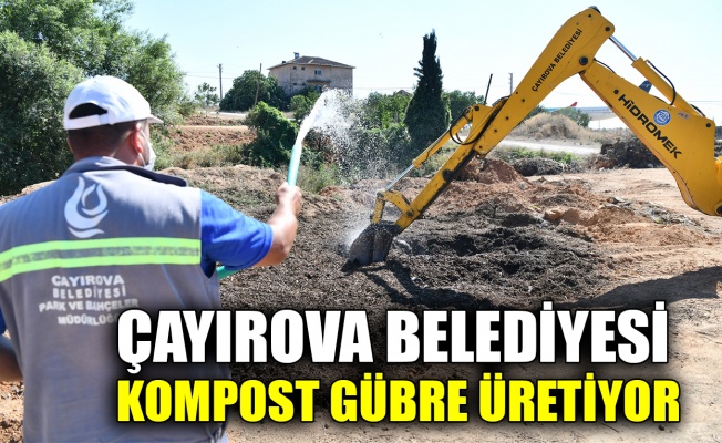 Çayırova Belediyesi kompost gübre üretiyor