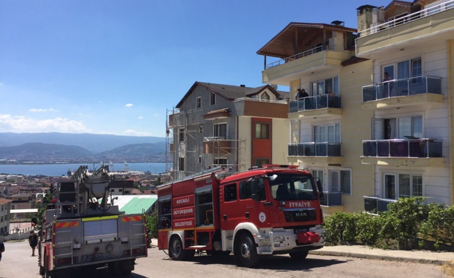 Kocaeli'de yangında mahsur kalan 6 kişi itfaiye ekiplerince kurtarıldı