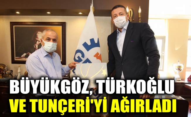 Başkan Büyükgöz Türkoğlu ve Tunçeri'yi ağırladı
