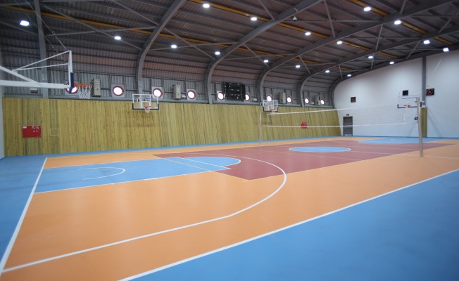 Gebze’deki spor kompleksinde salon inşaatı tamamlandı