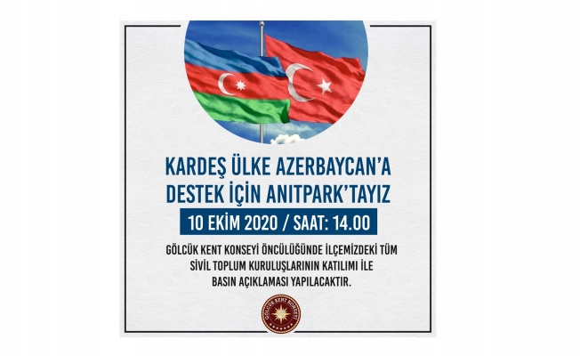 Gölcük Azerbaycan için tek yürek olacak