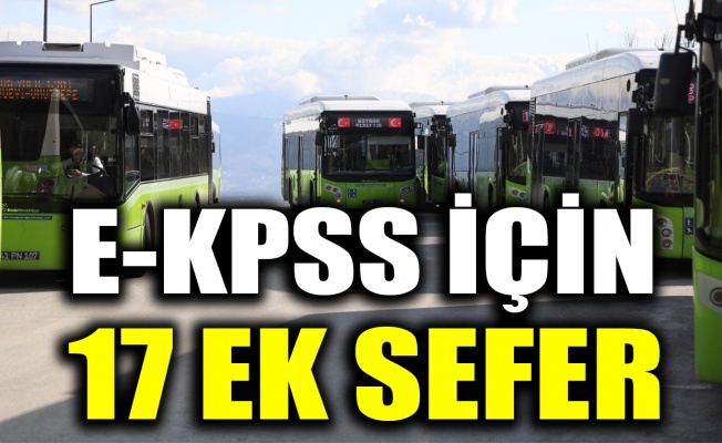 E-KPSS için 17 ek sefer