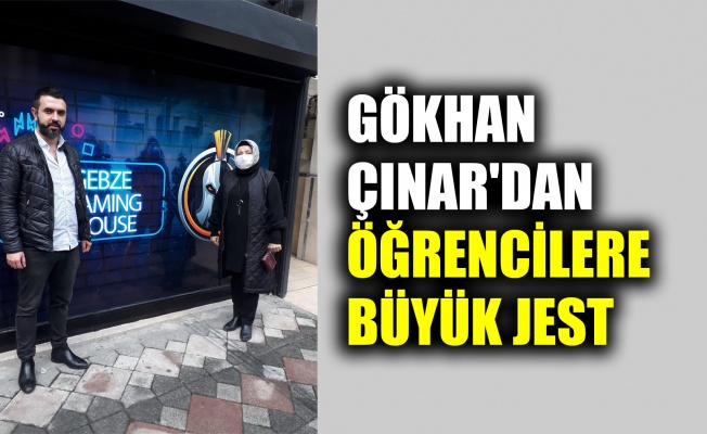 Gökhan Çınar'dan öğrencilere büyük jest