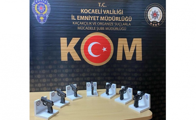 Kocaeli'de silah kaçakçılığı operasyonunda 2 tutuklama
