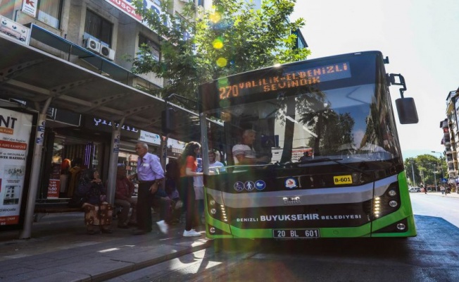 Denizli'de hafta sonu otobüsler sınava ücretsiz taşıyacak