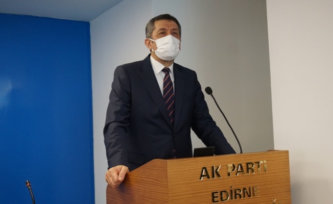 Milli Eğitim Bakanı Selçuk, AK Parti Edirne İl Başkanlığını ziyaret etti