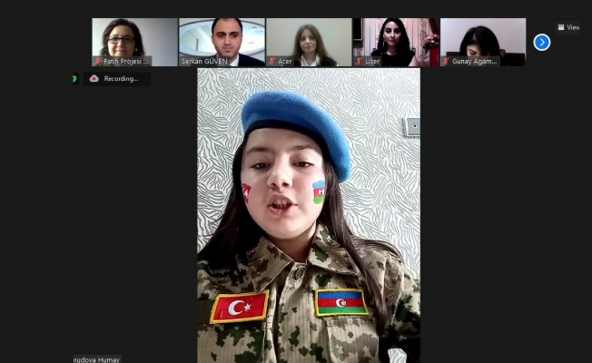 Türkiye ve Azerbaycanlı öğrenciler çevrim içi etkinlikte buluştu