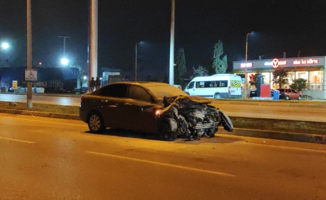 Bursa'da sipariş götüren motosikletli kurye trafik kazasında hayatını kaybetti