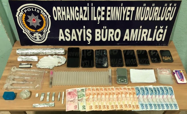 Bursa'daki uyuşturucu operasyonunda 2 kişi yakalandı