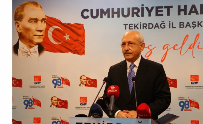 CHP Genel Başkanı Kılıçdaroğlu, siyasi partilerin, demokrasilerin vazgeçilmez unsurları olduğunu belirtti: