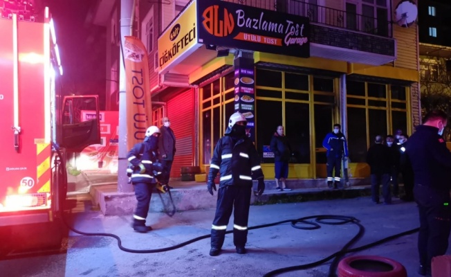 Gebze'de bir iş yerinde çıkan yangını itfaiye ekipleri söndürdü