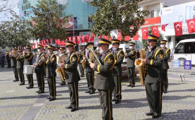 Atatürk'ün Edremit ve Ayvalık'a gelişinin 87. yılı törenlerle kutlandı