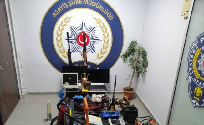 Bursa'da hırsızlık operasyonunda 8 şüpheli gözaltına alındı