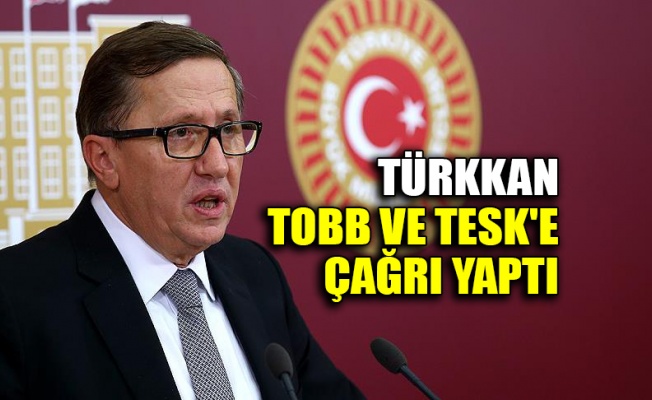 Türkkan'dan, TOBB ve TESK'e çağrı