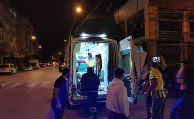 Bursa'da taksi ile çarpışan motosikletin sürücüsü yaralandı