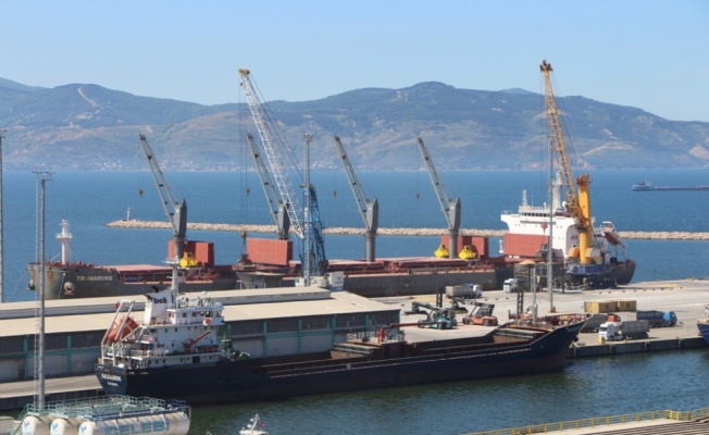 Çelebi Bandırma Limanı'nda 4 ayda 1 milyon 683 bin 774 ton yük elleçlendi