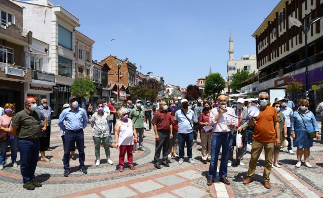 Edirne'de STK temsilcileri Saros FSRU Gemi İskelesi Projesi'yle ilgili yürütmeyi durdurma talebinde bulundu