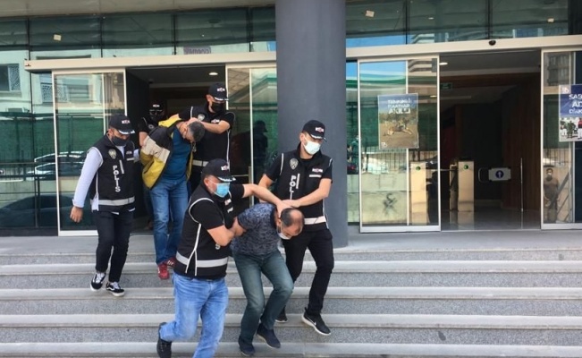 Bursa ve İzmir'deki suç örgütü operasyonunda yakalanan 4 şüpheli tutuklandı