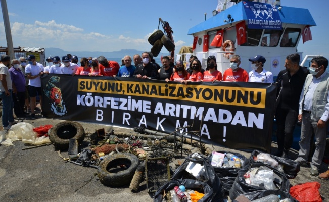 Marmara Denizi'nde müsilaj için dalış yapıldı