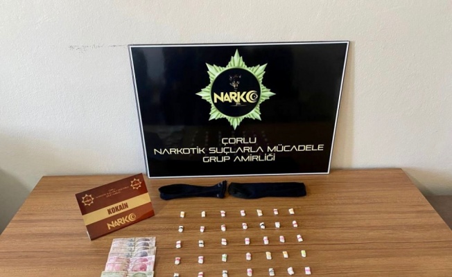 Tekirdağ'da uyuşturucu operasyonunda 1 şüpheli gözaltına alındı