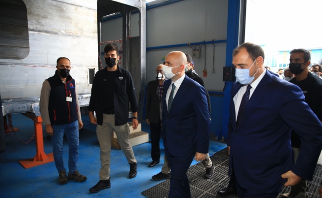 Ulaştırma ve Altyapı Bakanı Karaismailoğlu, TÜRASAŞ Sakarya Bölge Müdürlüğü ziyaretinde konuştu: