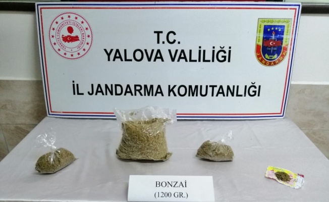 Yalova'da otobüs yolcusuna ait valizde 1 kilo 200 gram sentetik uyuşturucu ele geçirildi