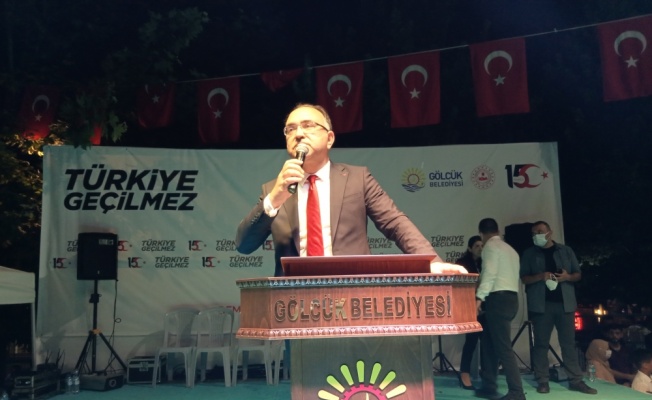 Gölcük ve Karamürsel'de 15 Temmuz Demokrasi ve Milli Birlik Günü programı düzenlendi