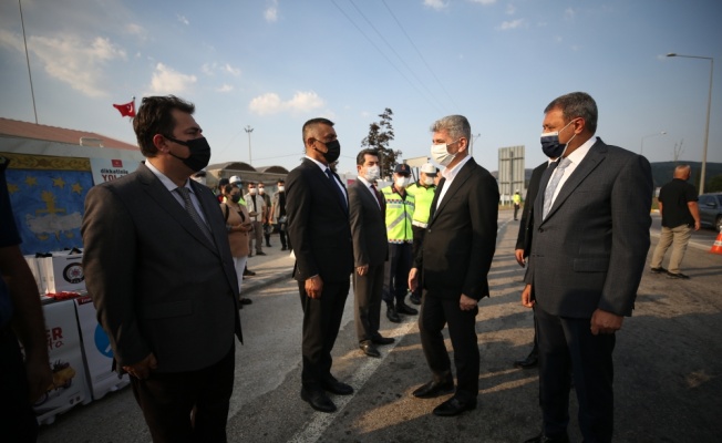 İçişleri Bakan Yardımcısı İnce, Bursa ve Balıkesir'de trafik denetimlerine katıldı