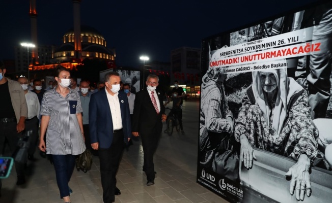 Srebrenitsa Soykırımı'nın kurbanları Bağcılar'da anıldı